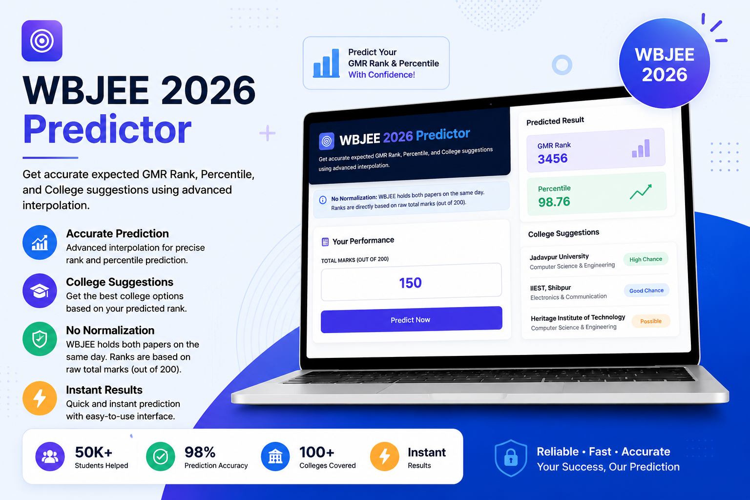 WBJEE Percentile Predictor 2026