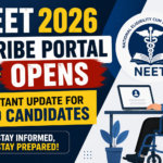 NEET 2026 Scribe Portal Opens: Important Update for PwD Candidates